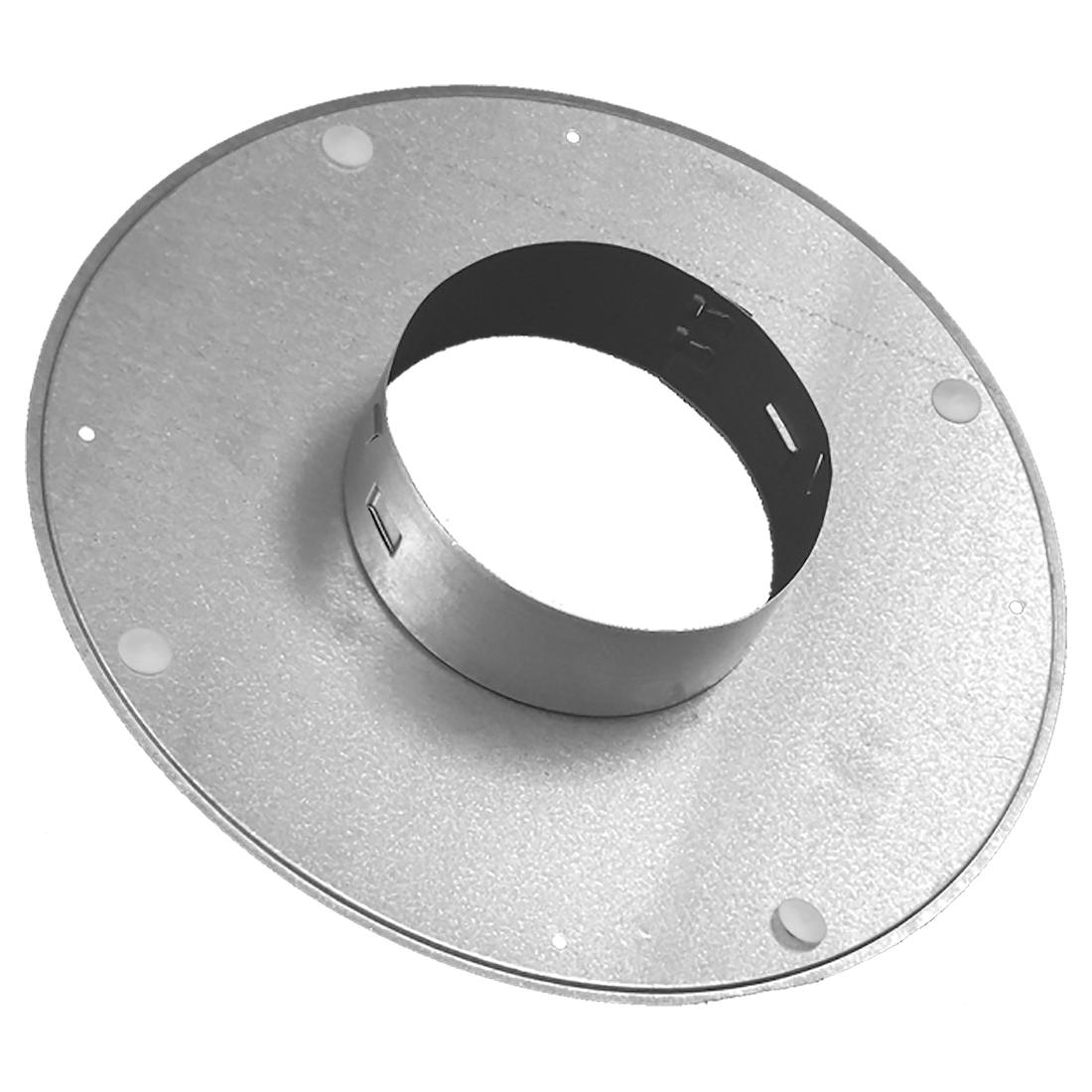 Continental Industries 5400 Series 5406 T-Bar Diffuser Collar, Galvanized, Steel