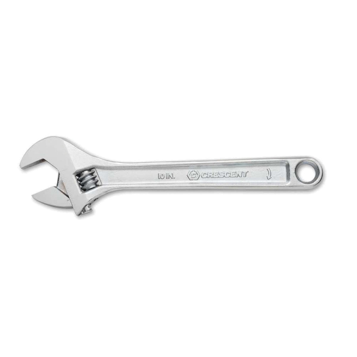 CRESCENT® AC210BK Adjustable Wrench, 10 in OAL, 0 to 1.312 in Jaw, Non-Cushion Grip, Alloy Steel Jaw