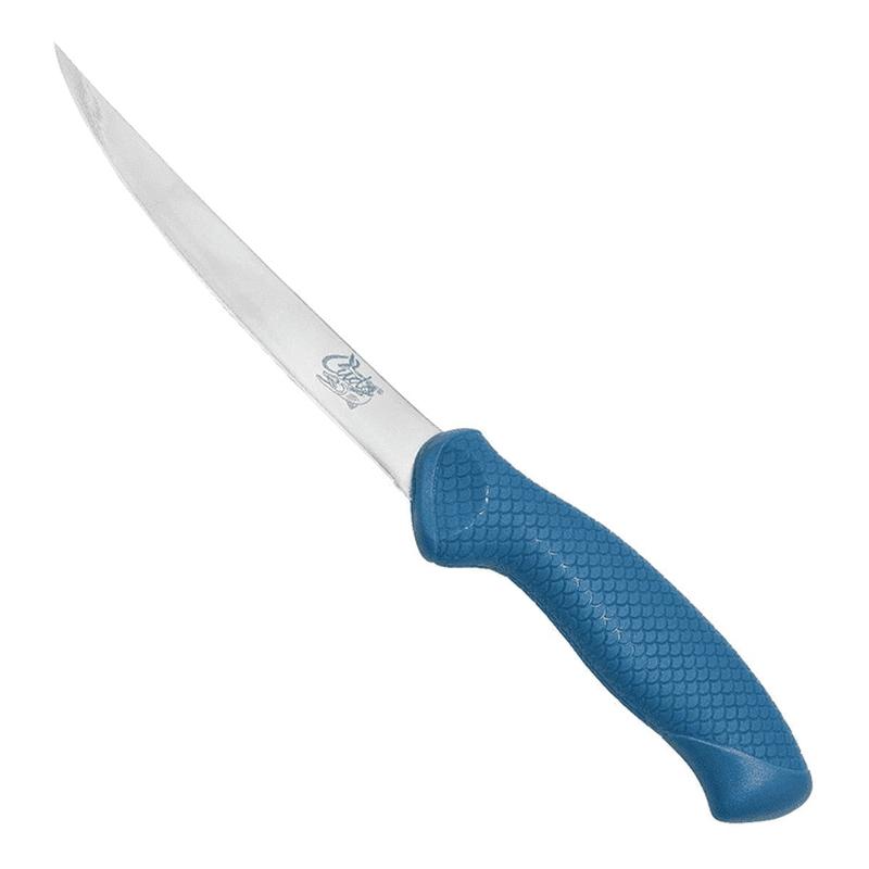 ●BOONE Boning Knife With Blade Cover, 6 in OAL, Curved Blade, Tu