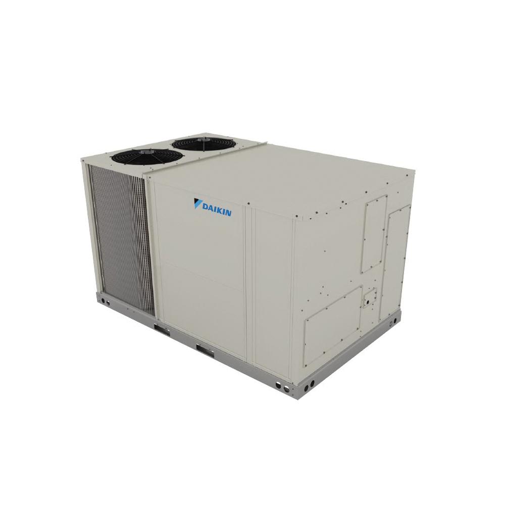 DAIKIN DBC1504V000001S Air Conditioner Packaged Unit, 12.5 ton Nominal, 140000 Btu/hr Cooling, 460 V, 29 A