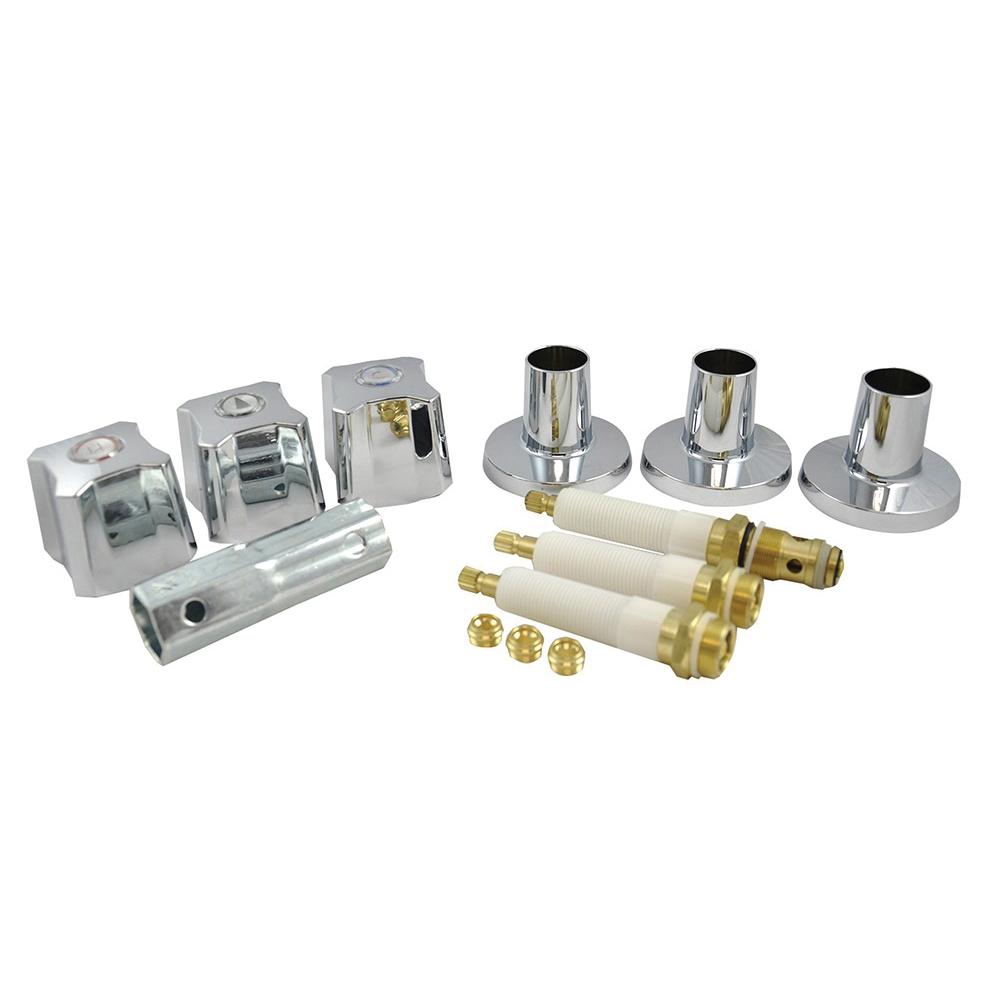 DANCO® 39672 Remodeling Kit, Brass, Chrome thumbnail 2