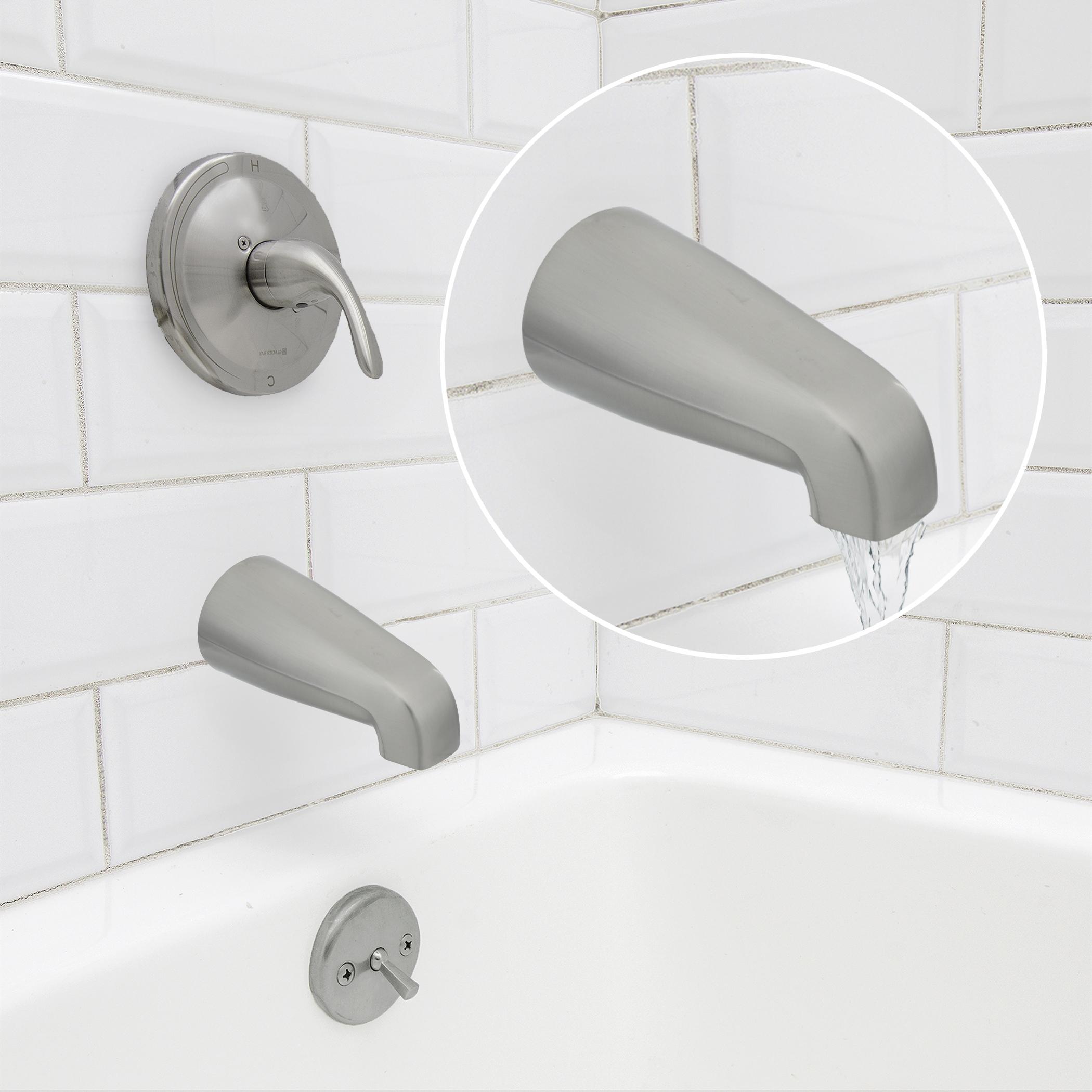 DANCO® 89247 Universal Tub Spout, 1/2 in, 3/4 in, Metal, Brushed Nickel thumbnail 3