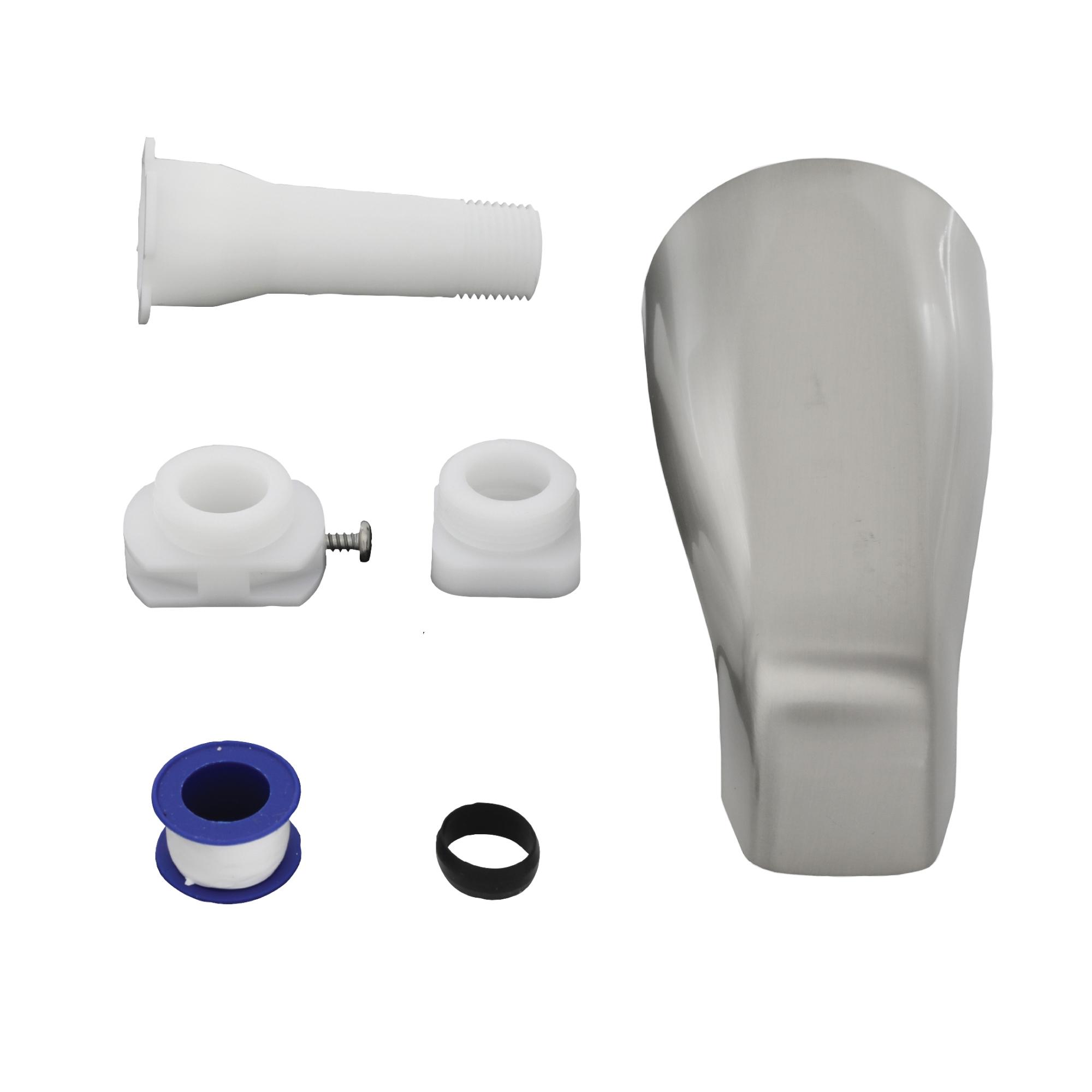DANCO® 89247 Universal Tub Spout, 1/2 in, 3/4 in, Metal, Brushed Nickel