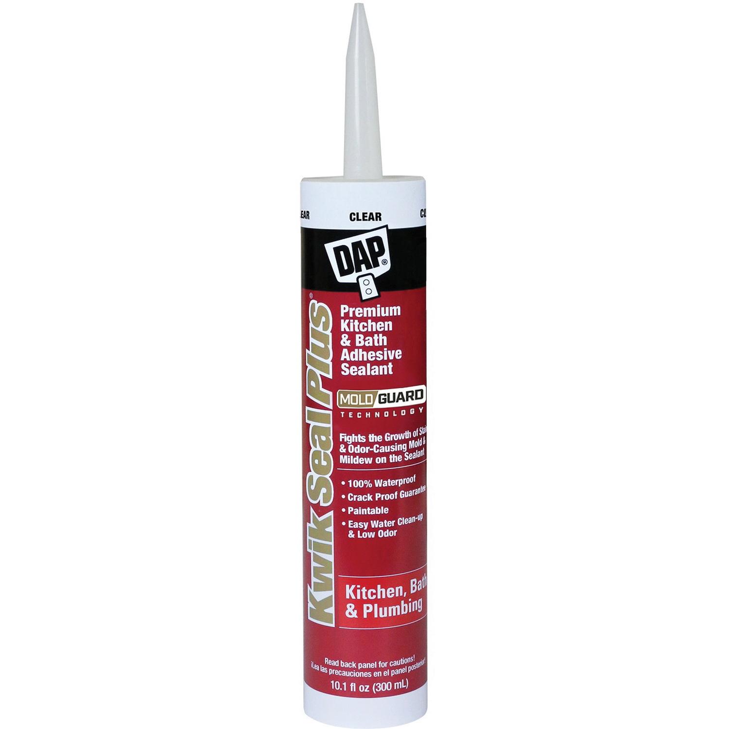 DAP® 18539 Adhesive Sealant, Paste, Biscuit, Very Slight Ammonia, Hybrid Base, 24 hr Curing, 5.5 oz, Tube thumbnail 2