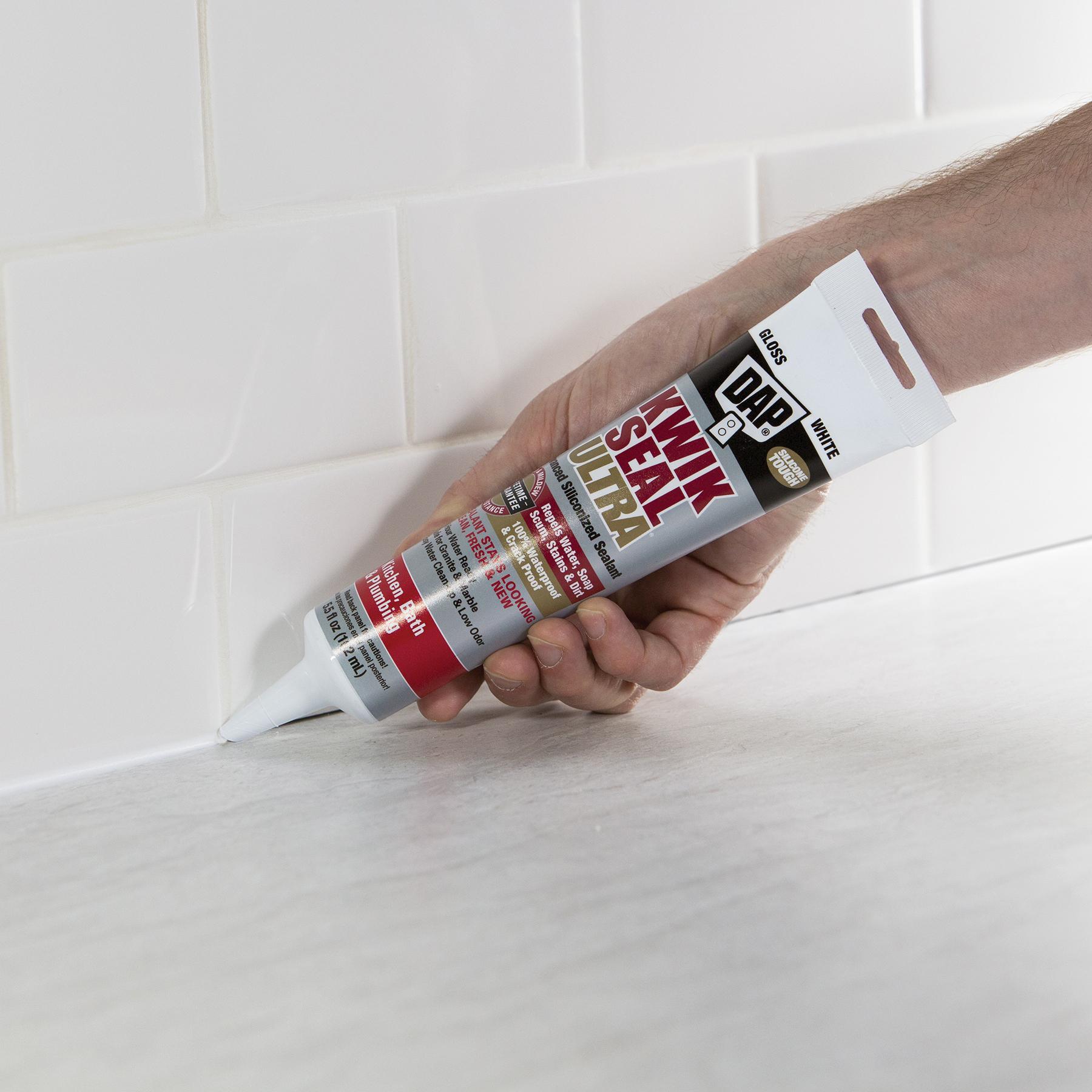 DAP® 18894 Advanced Sealant, Paste, Gloss White, Very Slight Ammonia, 5.5 oz, Tube thumbnail 4