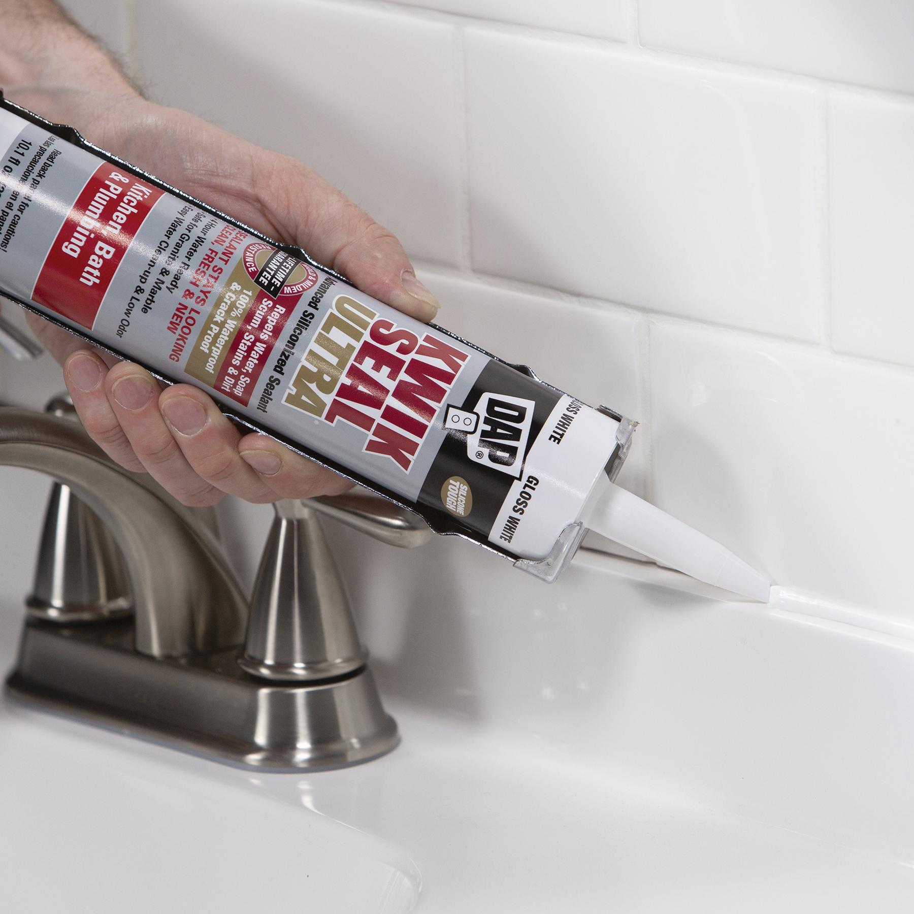 DAP® 18894 Advanced Sealant, Paste, Gloss White, Very Slight Ammonia, 5.5 oz, Tube thumbnail 2