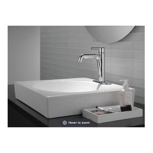 DELTA® Nicoli® 15849LF Bathroom Sink Faucet, 1-Handle, Deck, Single-Handle, Pop-Up, Chrome