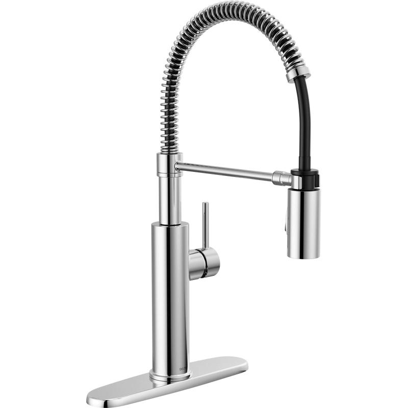 DELTA® Antoni® 18803-DST Kitchen Faucet, Pull-Down, Chrome thumbnail 2
