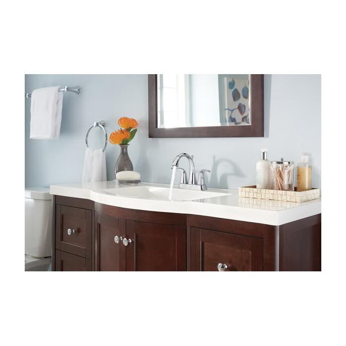 DELTA® Lahara® 2538-MPU-DST Bathroom Faucet, 2-Handle, Deck, Centerset, Pop-Up, Chrome