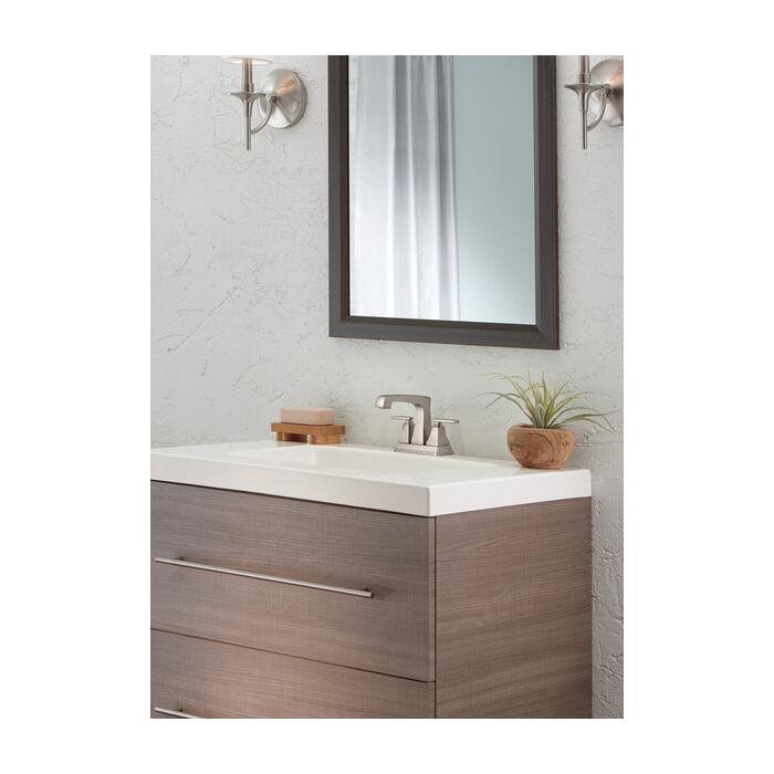 DELTA® Ashlyn® 2564-SSMPU-DST Bathroom Faucet, 2-Handle, Deck, Centerset, Pop-Up, Stainless Steel thumbnail 3