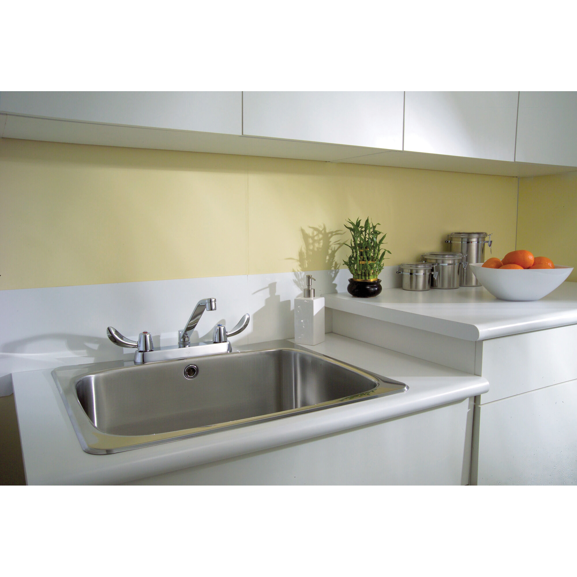 DELTA® 26C3142 Sink Faucet, Deck, Dual-Handle, Chrome thumbnail 2