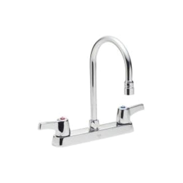 DELTA® Teck® 26C3933 Sink Faucet, Deck, Dual-Handle, Chrome
