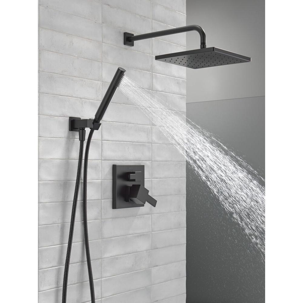 DELTA® Monitor® 14 Series Modern™ 342701-BL Shower, Matte Black, 5 gpm thumbnail 3