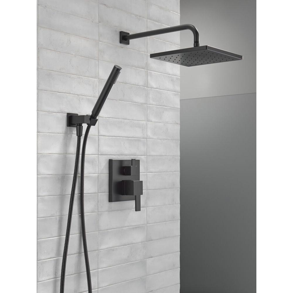 DELTA® Monitor® 14 Series Modern™ 342701-BL Shower, Matte Black, 5 gpm