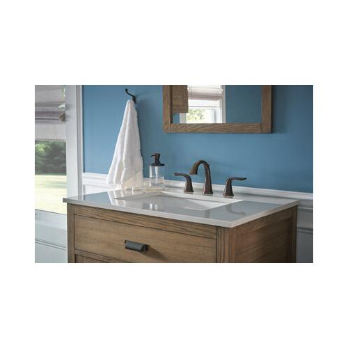 DELTA® Lahara® 3538-RBMPU-DST Bathroom Faucet, 2-Handle, Deck, Widespread, Pop-Up, Venetian Bronze®