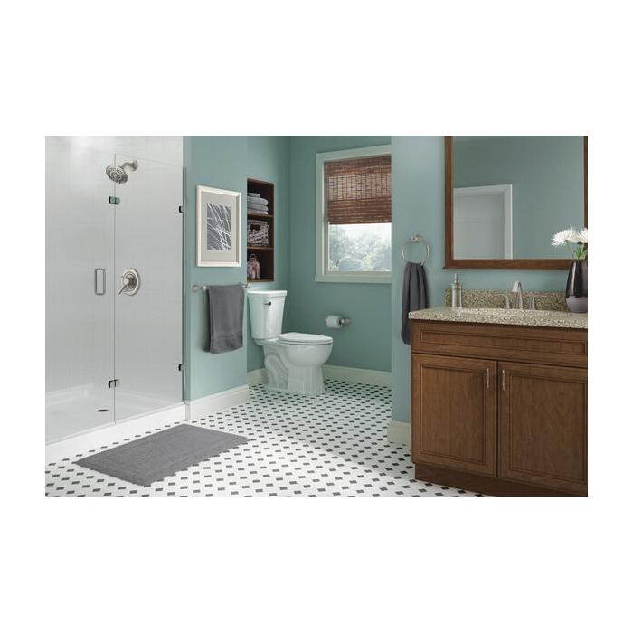 DELTA® Lahara® 3538-SSMPU-DST Bathroom Faucet, 2-Handle, Deck, Widespread, Pop-Up, Stainless Steel thumbnail 3