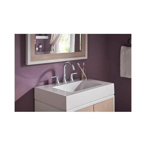 DELTA® Trinsic® 3559-MPU-DST Bathroom Faucet, 2-Handle, Deck, Widespread, Pop-Up, Chrome thumbnail 2