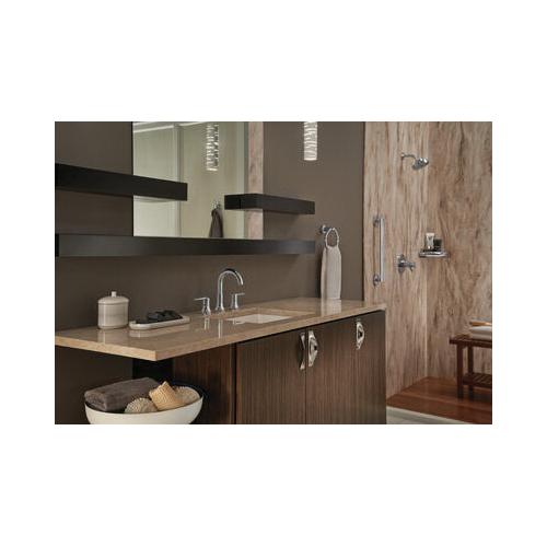 DELTA® Trinsic® 3559-MPU-DST Bathroom Faucet, 2-Handle, Deck, Widespread, Pop-Up, Chrome thumbnail 3