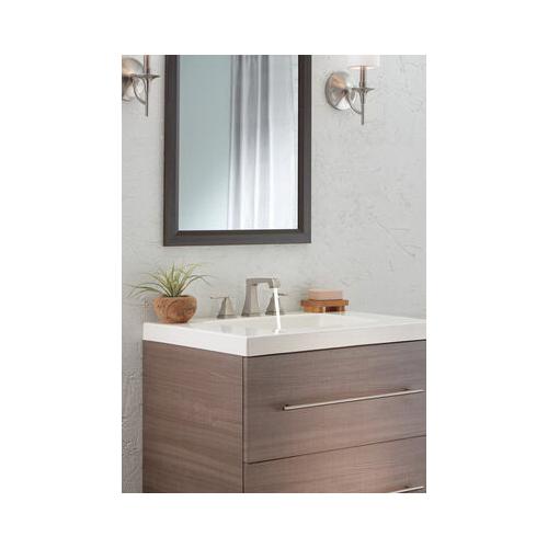 DELTA® Ashlyn® 3564-SSMPU-DST Bathroom Faucet, 2-Handle, Deck, Widespread, Pop-Up, Stainless Steel