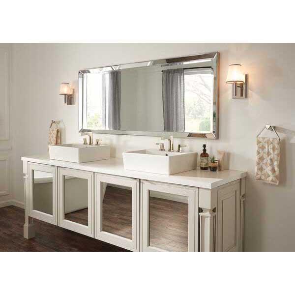 DELTA® Zura® 3574-PNMPU-DST Bathroom Faucet, 2-Handle, Deck, Widespread, Pop-Up, Polished Nickel