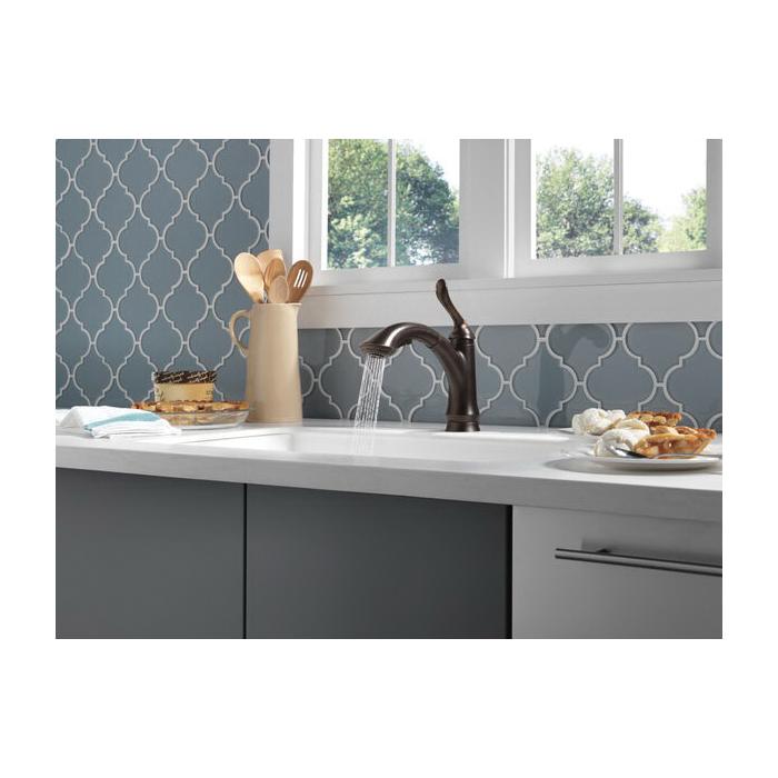 DELTA® Linden™ 4353-RB-DST Kitchen Faucet, Deck, Pull-Out, Venetian Bronze® thumbnail 4