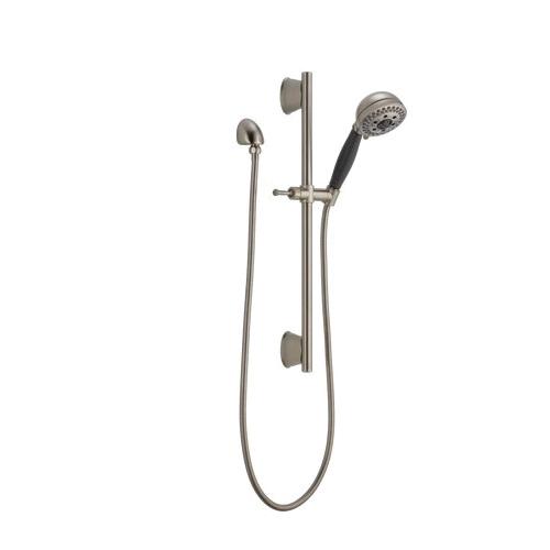DELTA® 50560-SS Supply Elbow, 1/2 in, FNPT x NPSM, Brass, Brilliance® Stainless Steel
