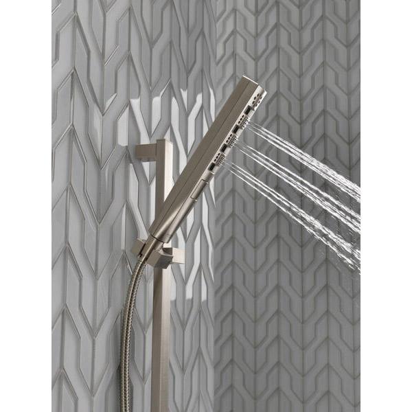 DELTA® 51140-SS Handshower, 10-1/16 in H Spray Face, 1.75 gpm, 82 in L Hose, IPS, Stainless Steel thumbnail 3