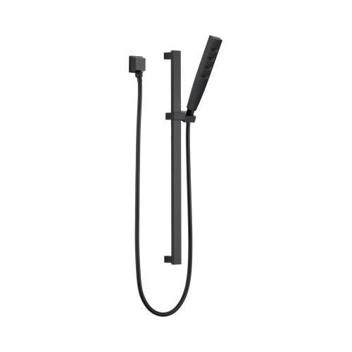 DELTA® 51140-BL Hand Shower, 10-1/16 in H x 1-7/16 in W Spray Face, 1.75 gpm, 60 to 82 in L Hose, NPSM, Matte Black thumbnail 4