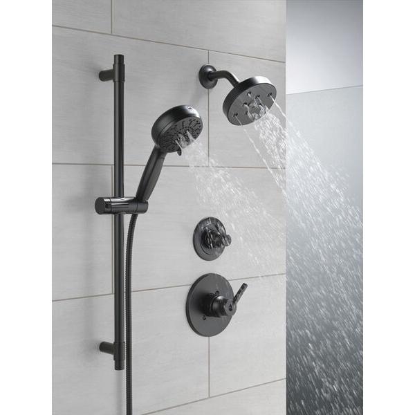 DELTA® ProClean™ 51584-BL Slide Bar Handshower With Cleaning Spray, 4-1/2 in Dia Spray Face, 1.75 gpm, 82 in L Hose thumbnail 2