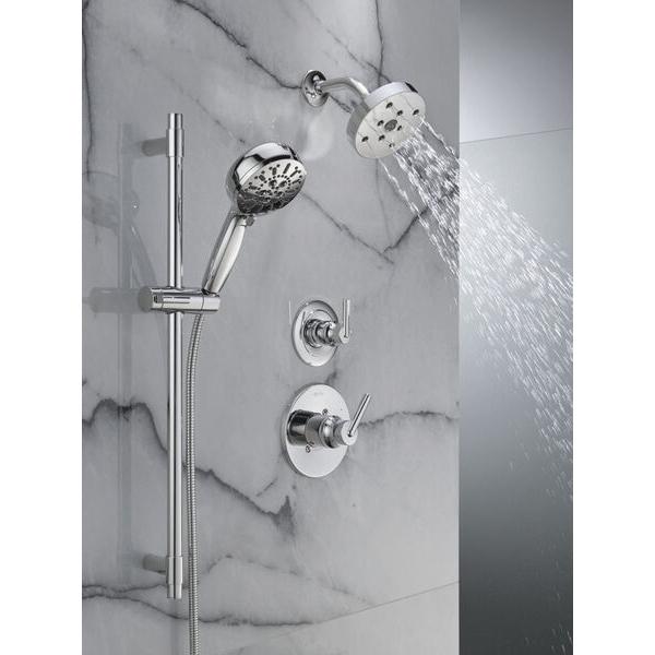 DELTA® ProClean™ 51584-PR Slide Bar Handshower With Cleaning Spray, 4-1/2 in Dia Spray Face, 1.75 gpm, 82 in L Hose