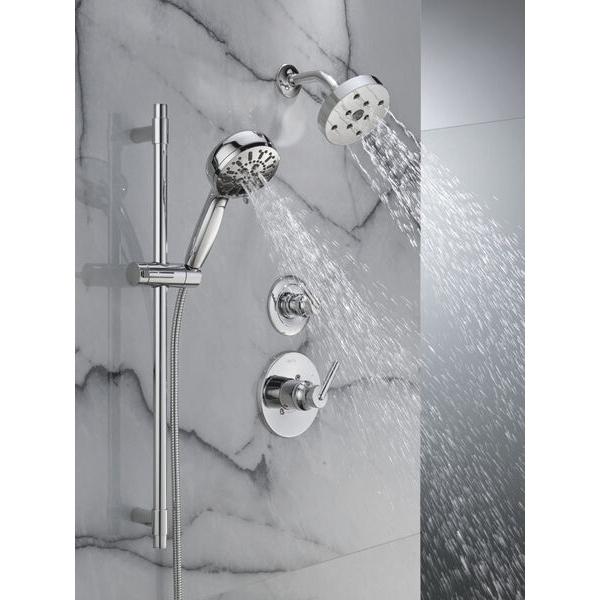 DELTA® ProClean™ 51584-PR Slide Bar Handshower With Cleaning Spray, 4-1/2 in Dia Spray Face, 1.75 gpm, 82 in L Hose thumbnail 2