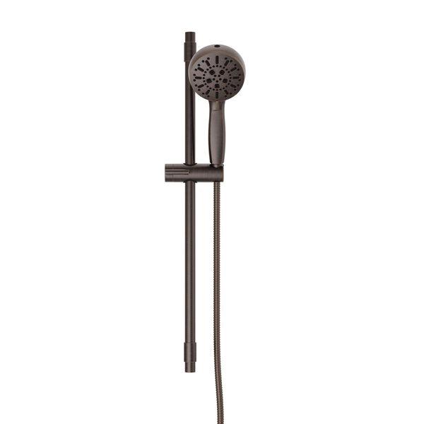 DELTA® ProClean™ 51584-RB Slide Bar Handshower With Cleaning Spray, 4-1/2 in Dia Spray Face, 1.75 gpm, 82 in L Hose thumbnail 3