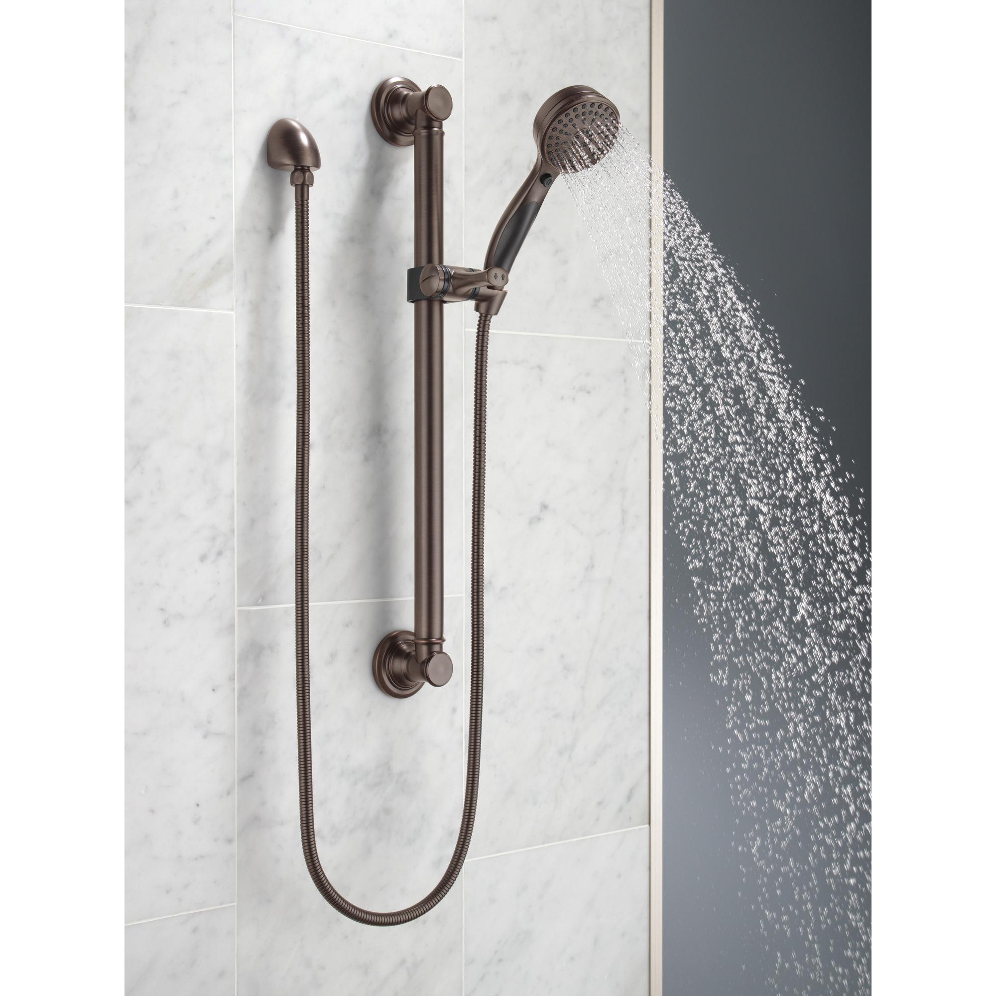 DELTA® Universal Showering 51900-RB Handshower, 1.75 gpm, 60 to 82 in L Hose, Venetian Bronze