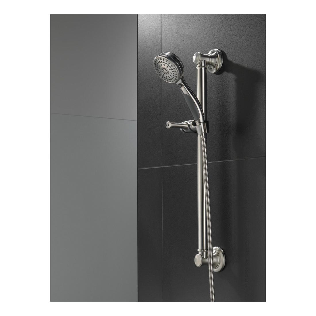 DELTA® 51900-SS Hand Shower, 1.75 gpm, 60 to 82 in L Hose, Brilliance Stainless thumbnail 3