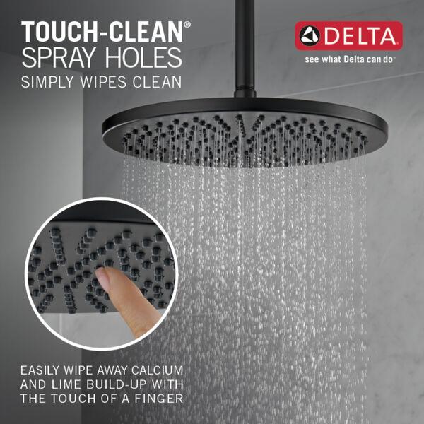 DELTA® Universal Showering 52158-BL25 Raincan Showerhead, 2.5 gpm, 1 -Spray, Ceiling, Wall Mounting, 12 in Head thumbnail 3