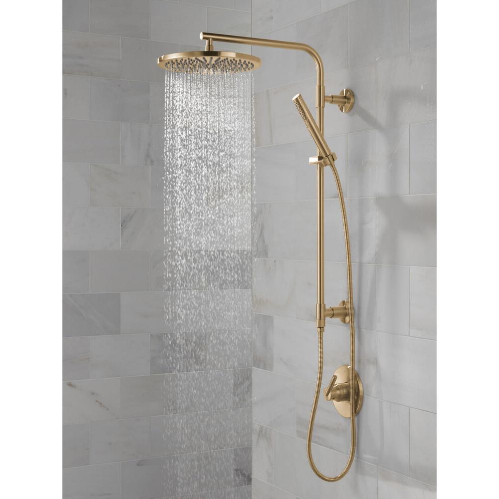 DELTA® Universal Showering 52158-CZ-PR25 Raincan Shower Head, 2.5 gpm, 1 -Spray, Ceiling, Wall Mounting thumbnail 2