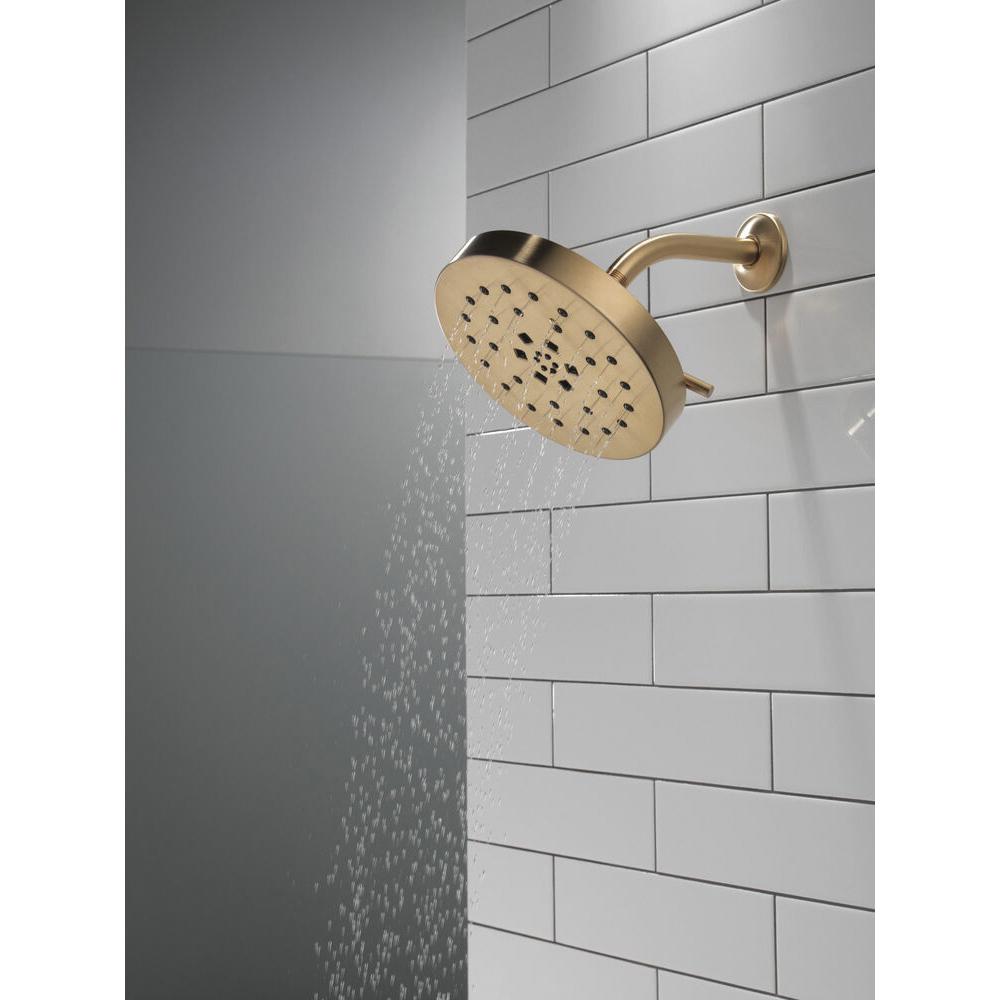 DELTA® Universal Showering 52488-CZ-PR Shower Head, 1.75 gpm, 4 -Spray, 8 in Dia x 3-1/2 in H Head thumbnail 2