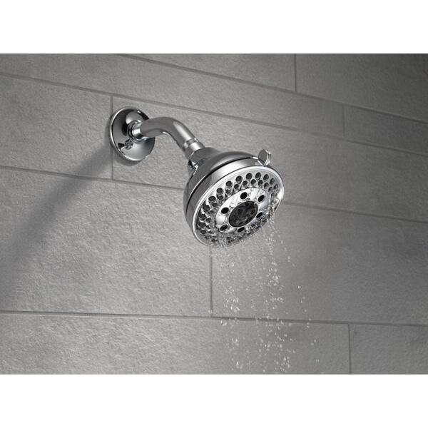DELTA® 52637-15-PK Showerhead, 1.50 gpm, 5 -Spray, Wall Mounting, 4-3/16 in Dia Head, Chrome thumbnail 2