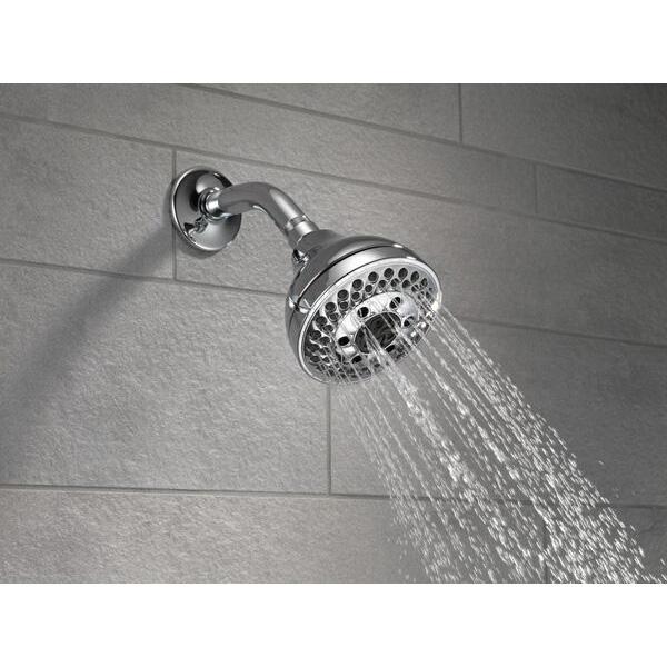 DELTA® 52637-15-PK Showerhead, 1.50 gpm, 5 -Spray, Wall Mounting, 4-3/16 in Dia Head, Chrome thumbnail 4