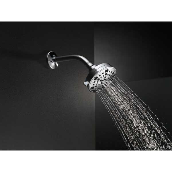 DELTA® Universal Showering 52638-PN20-PK Showerhead, 2 gpm, 5 -Spray, Wall Mounting, 4-3/16 in Head, Polished Nickel thumbnail 4
