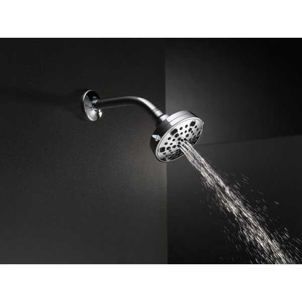 DELTA® Universal Showering 52638-PN20-PK Showerhead, 2 gpm, 5 -Spray, Wall Mounting, 4-3/16 in Head, Polished Nickel thumbnail 2