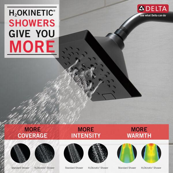 DELTA® Universal Showering 52664-BL Raincan Showerhead, 1.75 gpm, 5 -Spray, Wall Mounting, 5-13/16 in Head thumbnail 4