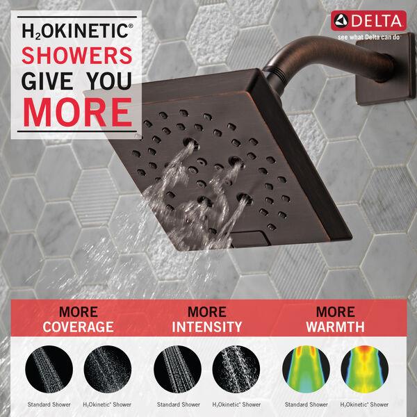 DELTA® Universal Showering 52664-RB Raincan Showerhead, 1.75 gpm, 5 -Spray, Wall Mounting, 5-13/16 in Head