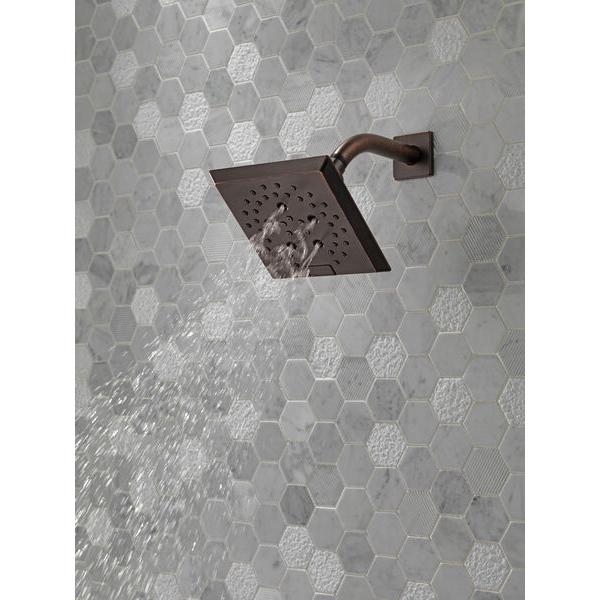 DELTA® Universal Showering 52664-RB Raincan Showerhead, 1.75 gpm, 5 -Spray, Wall Mounting, 5-13/16 in Head thumbnail 4