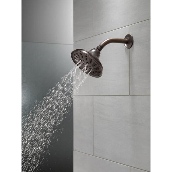 DELTA® Universal Showering 52669-RB Raincan Showerhead, 1.75 gpm, 5 -Spray, Wall Mounting, 6 in Head, Venetian Bronze thumbnail 4
