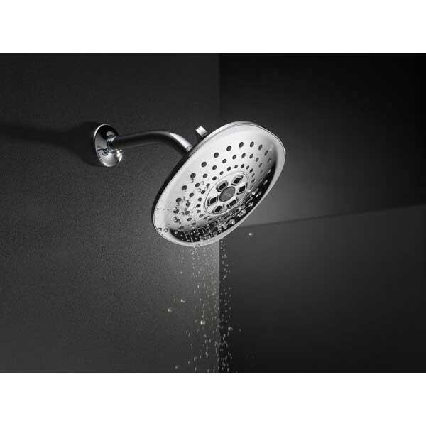 DELTA® Universal Showering 52686 Raincan Showerhead, 1.75 gpm, 3-Spray, Wall Mounting, 7-3/4 in Head, Chrome