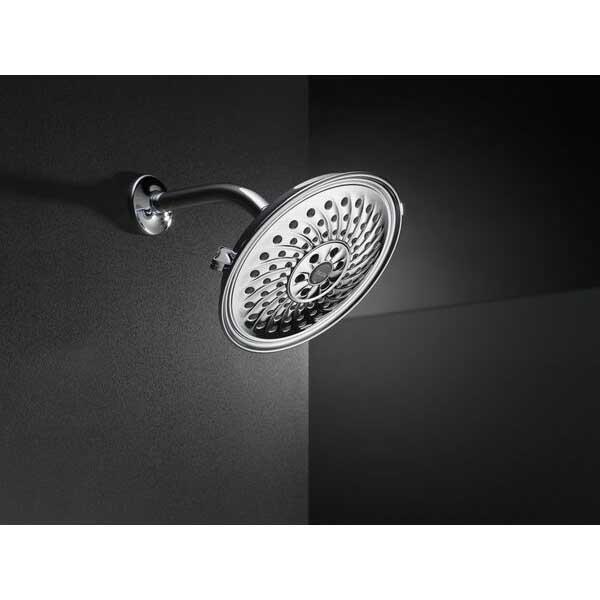 DELTA® Universal Showering 52687 Raincan Showerhead, 1.75 gpm, 3-Spray, Wall Mounting, 8-1/4 in Head, Chrome thumbnail 2