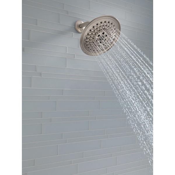 DELTA® Universal Showering 52687-SS Raincan Showerhead, 1.75 gpm, 3 -Spray, Wall Mounting, 8-1/4 in Head, Stainless thumbnail 3