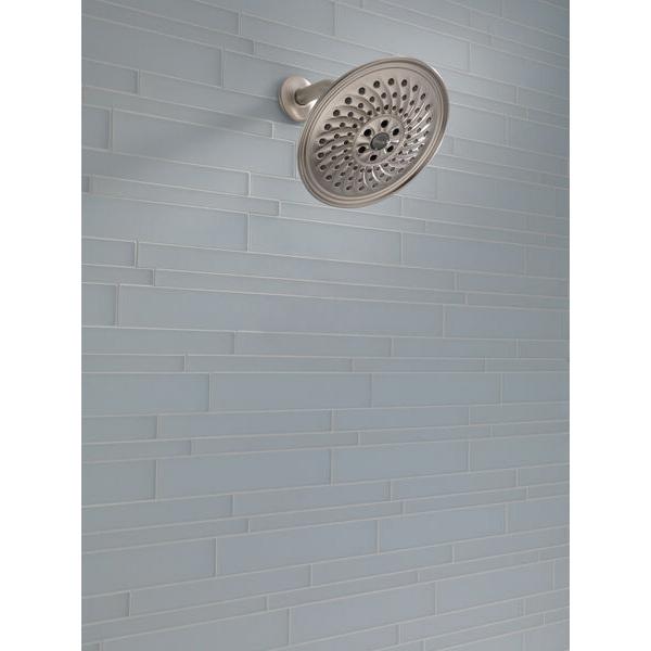 DELTA® Universal Showering 52687-SS Raincan Showerhead, 1.75 gpm, 3 -Spray, Wall Mounting, 8-1/4 in Head, Stainless