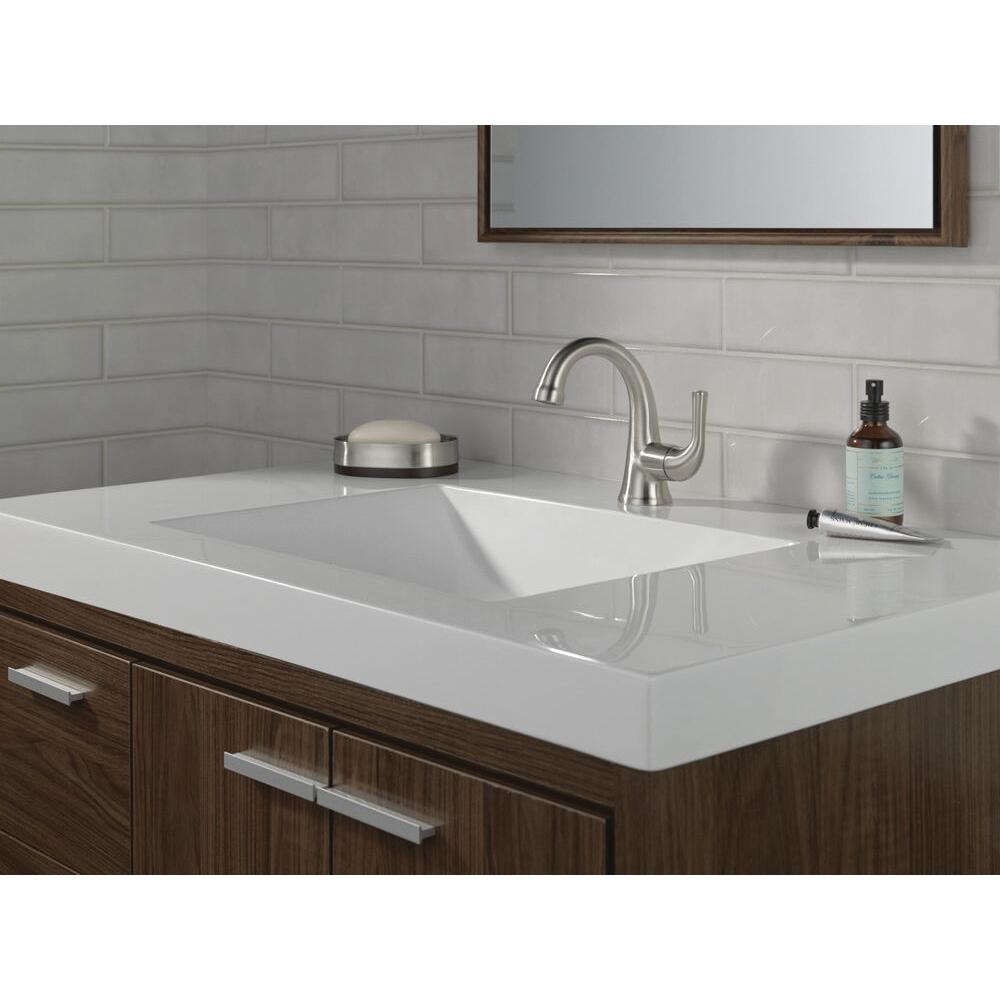 DELTA® Kayra® 533LF-SSMPU Bathroom Faucet, 1-Handle, Deck, Single-Handle, Pop-Up, Brilliance® Stainless thumbnail 2